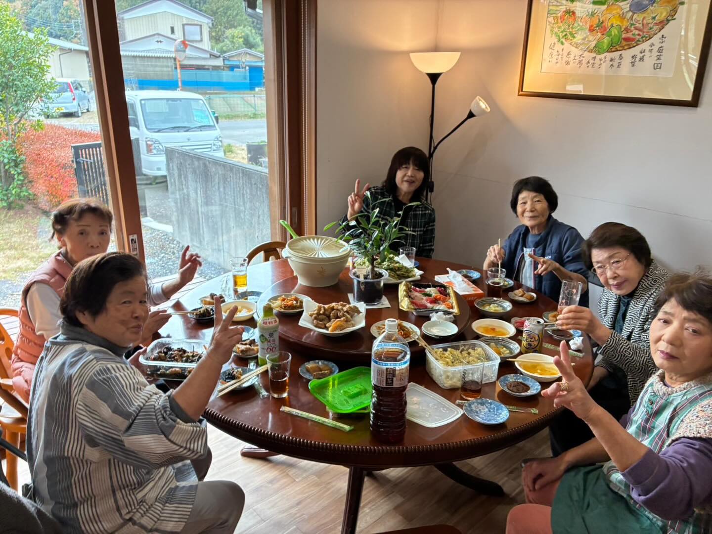 先日地域の方達とお蕎麦会を開催しました